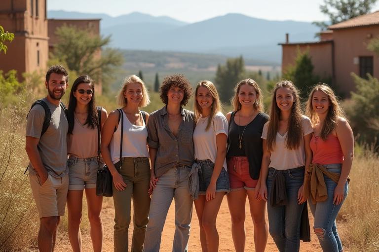 Das Bazg Vias Team bei einer Recherchereise in Georgien