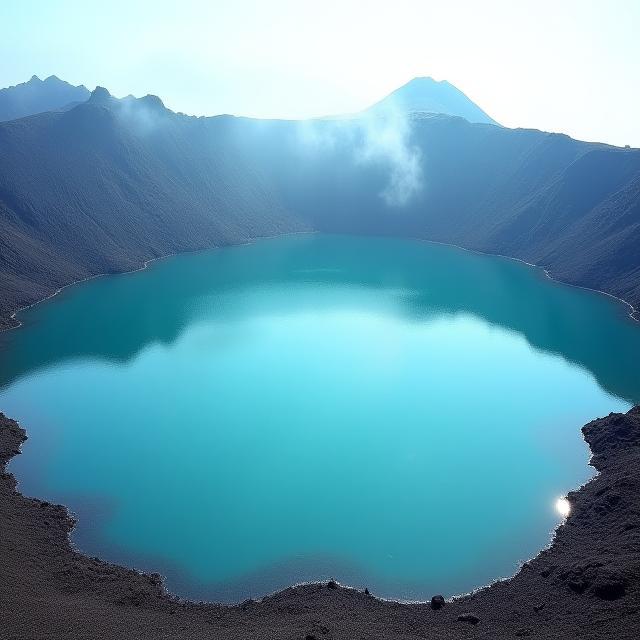 Kratersee auf den Azoren
